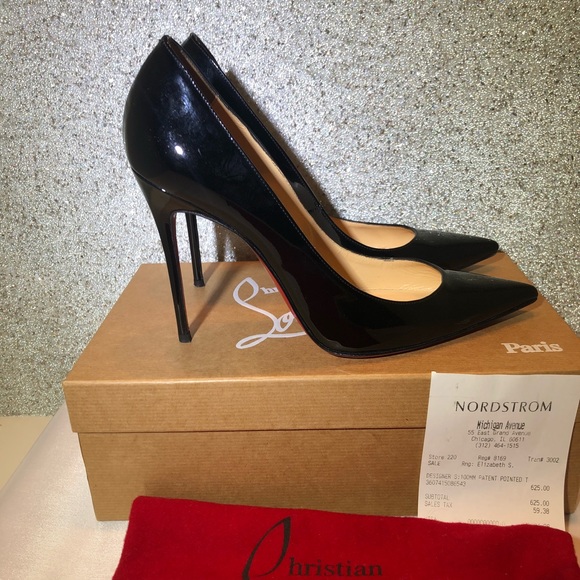 Christian Louboutin Shoes - Christian Louboutin 💯 mm black patent pumps 38.5